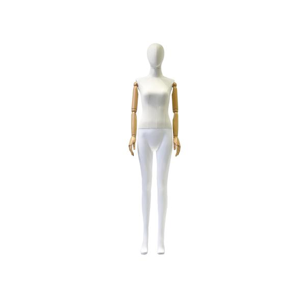 Quality Natural Curvy Female Mannequin , White Full Body Female Mannequin Stand for sale