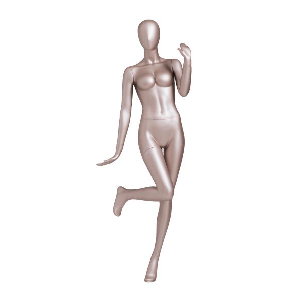 Quality Lifelike Muscles Female Full Body Mannequin Curvy Frosted Spray Paint for sale