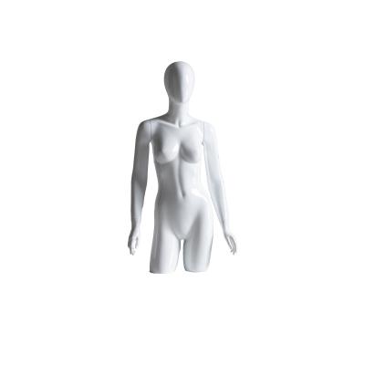 China Lingerie de fibra de vidrio maniquí medio cuerpo para exhibición de ropa interior en venta