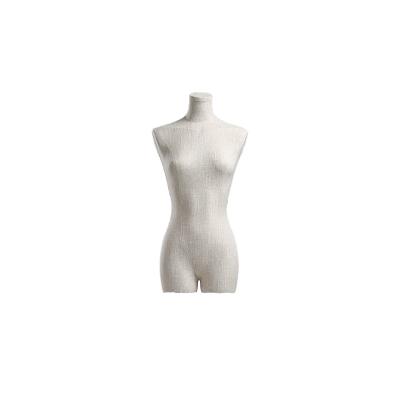 China Headless Armless Half Mannequin With Head 85cm Bust For Clothing Display Stand for sale