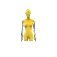 Quality Electroplated Arms Half Mannequin With Head Stand Black Yellow Blue Red for sale
