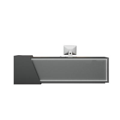 China Sleek and Practical Reception Desk for Firms Stylistic Simplicity at Its Best for sale