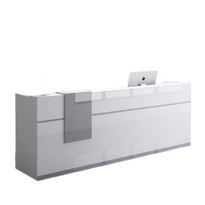 China Front Desk Reception Consultation Customizable Simple Bar Cabinet for Company Cashier for sale