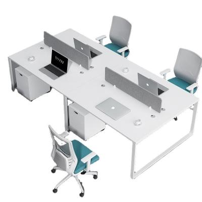 China Customized Shape Desk Workstations Open Employee Desk and Chair Sets for Your Office for sale