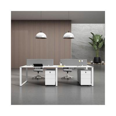 China Open Working Area Office Furniture Workstations with Melamine Surface Wooden Type for sale