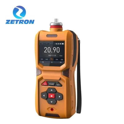 China Color Screen Zetron MS600 Portable Multi Gas Detector Real Time for sale