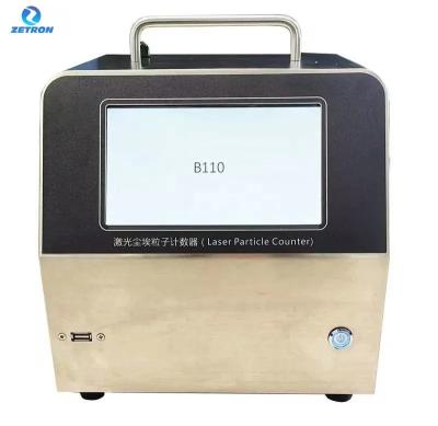 China Zetron B110 Laser Particle Counter Size Range 0.1 Micro Meter 28.3L/M Flow For AR Glass & Semiconductor Chip Manufacturi for sale