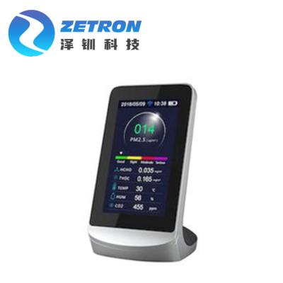 China PM1.0 PM10 Smart Indoor Air Quality Monitors CO2 HCHO TVOC Laser Scattering for sale