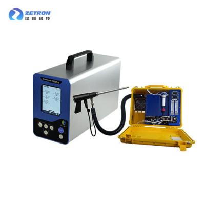 China Portable Infrared Flue Gas Analyzer Dual Beam Micro Flow 0.1μm with LCD Display for sale
