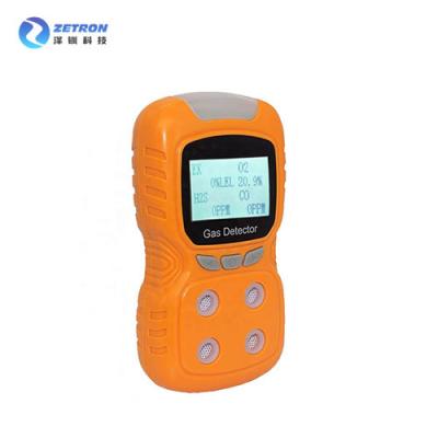 China Diffusion Type Portable Multi Gas Detector 4 In 1 EX O2 CO H2S OEM ODM for sale
