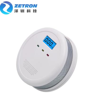 China 0-999ppm ABS Smart Carbon Monoxide Alarm , CO Gas Leak Detector With LCD Display for sale