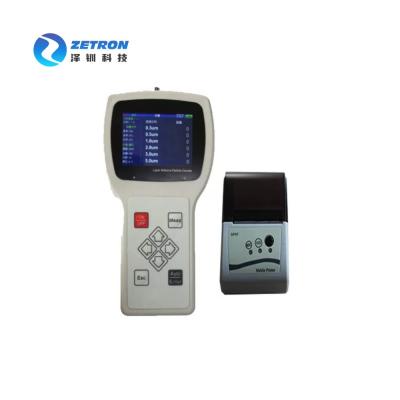 China 6 Channel Airborne Particle Counter Lightweight Air Dust Meter for sale