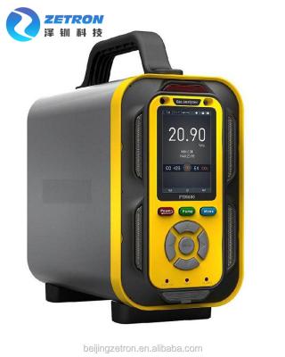 China Six In One Portable Biogas Analyzer for Gas Station Built in mini printer for sale