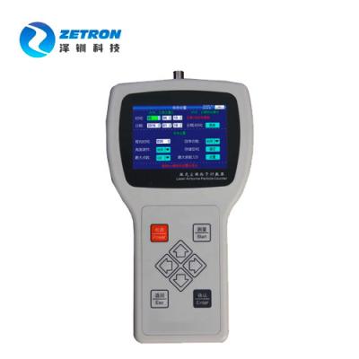 China 2.83L Flow Rate Handheld Airborne Particle Counter 6 Particle Size Channels for sale