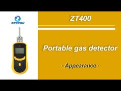 Zetron ZT400 Portable Biogas Multi Gas Detector NH3 O2 H2S CH4 Infrared Analyzer