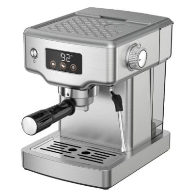 China Electric 1.8L 1350W Digital Espresso Machine For Ground Coffee for sale