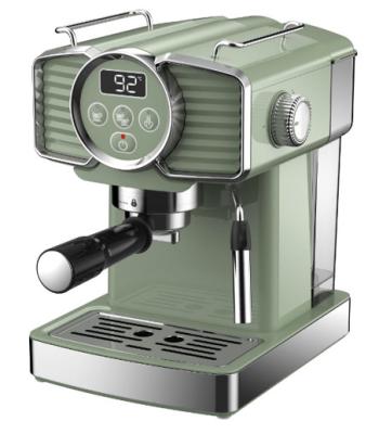 China 1350W 1.8L Retro Style Espresso Machine Preset 1 And 2 Cup for sale