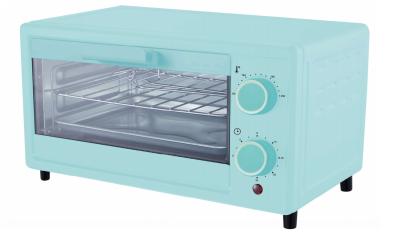 China Green 800W Automatic Electric Oven CB Certification With Alumilized Bake Pan for sale