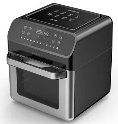 China Countertop 50Hz Black Air Fryer Toaster Oven CE Certification for sale
