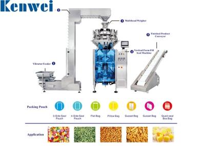 China Automatic Pouch Packing Machine For Weighing Frozen Food for sale