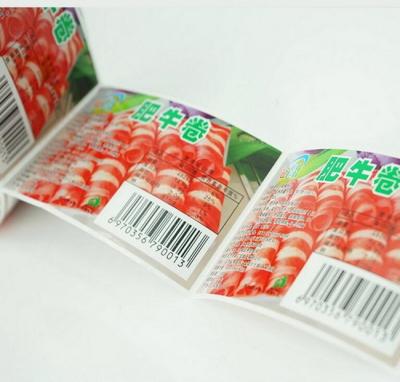 China Etiquetas de código de barras autoadesivas brancas do forro 17.7N 76mm do papel glassine à venda