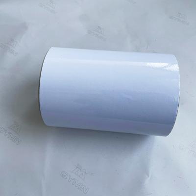 China 25um White Printing Sidewall Tire Adhesive Stickers With PET Glassine Liner for sale