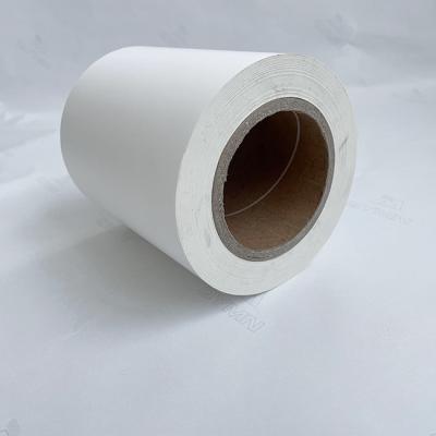 China 75UM Hot Melt Glue Synthetic 75mic Blank Adhesive Labels for sale