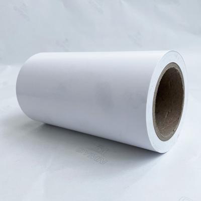 China Semi glose las etiquetas engomadas adhesivas fuertes 80G de Art Paper los 500m en venta