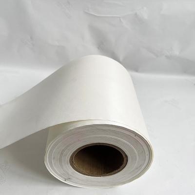 China Temp frio etiqueta congelada de papel semi lustrosa do alimento 80G com o forro branco do papel glassine 62G à venda