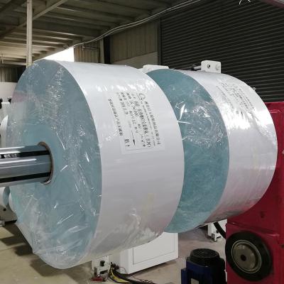 China Permanent Adhesive Thermal Paper Label Jumbo Roll In Supermarket / Logistic for sale