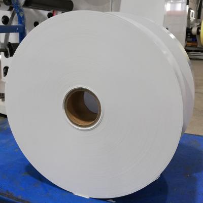 China Top Thermal Synthetic Paper Low Temp Label with 80G White Glassine Liner for sale