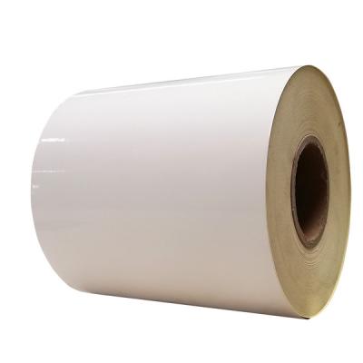 China 1080mm Width 80GSM Wood Free Paper 80G Yellow Silicon Paper Self Adhesive Labels for sale