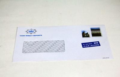 China Professional Envelope Postcard Printing Services With Windows For Invitation for sale