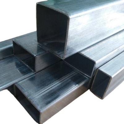 China SS400 Galvanized Steel Square Tube 4mm 5 Inch Galvanized Pipe for sale