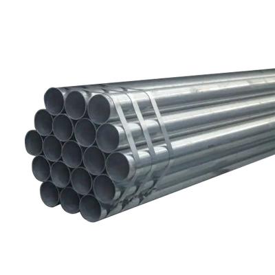 China A572 Galvanized Steel Tube Decoiling 12m Galvanized Mild Steel Pipe for sale