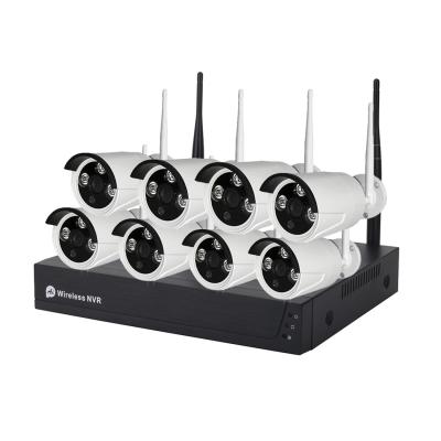 China Unistone 8CH Outdoor Wireless WIFI 2MP CCTV Security Surveillance Camera NVR KIT(US-WC208K02) for sale
