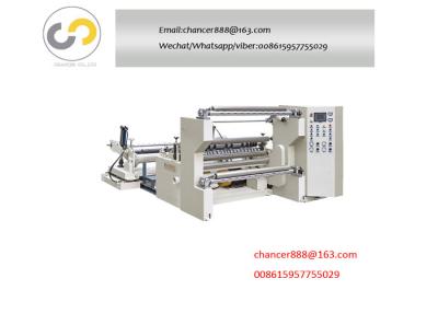 China 3000mm width Jumbo paper roll slitting and rewinding machine with PLC control for sale