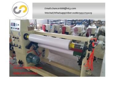 China Single shaft rewinding machine for paper tape,masking and medical tape,bopp tape for sale