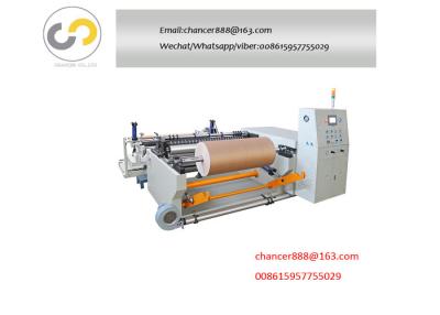 China 300m/minute high speed Jumbo kraft paper roll slitting and rewinding machine for sale