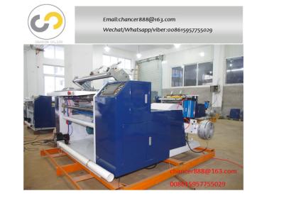 China Automatic ATM paper roll making machine, Cash register thermal paper roll slitter rewinder for sale
