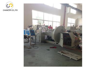 China Automatic food sharp bottom paper bag making machine with plastic window for sale