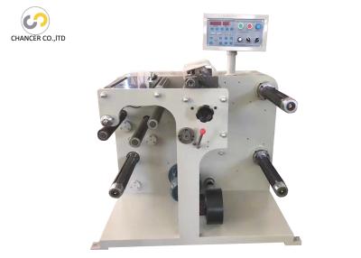 China High speed blank adhesive label sticker slitting rewinding machine for sale