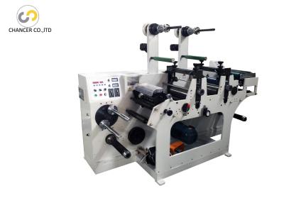 China Automatic two heads label rotary die cutting machine with slitting for sale