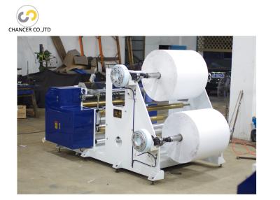 China Double layers cash register thermal paper roll slitting rewinding machine for sale