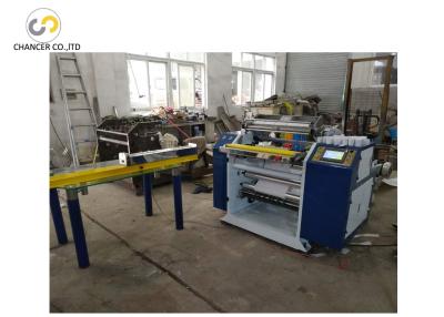 China Automatic coreless thermal pos paper slitting rewinding machine for sale