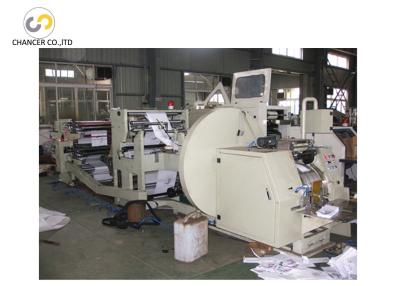 China Automatic V bottom bread paper bag making machine with 4 colors flexo printing for sale