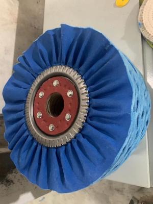 China round Cloth Buffing Wheel Fine Mirror Finishing For SS Aluminium Copper Metal for sale