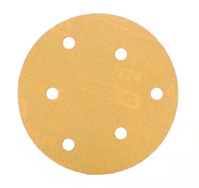 China P400 6 Inch Round Sanding Pads Glue Backed 150mm Orbital Sanding Discs for sale