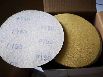 China 5inch Round Sanding Pads Aluminum Oxide Flocking Back With Holes for sale