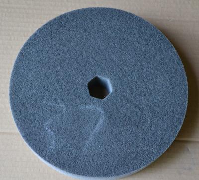 China O metal sextavado da roda lustrando do abrasivo do furo almofada a roda de lustro da fibra à venda